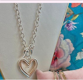 Collier cœur en argent, un bijou coup de cœur de la boutique